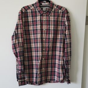 H&M - L.O.G.G. - Fitted Plaid Button Down - Large